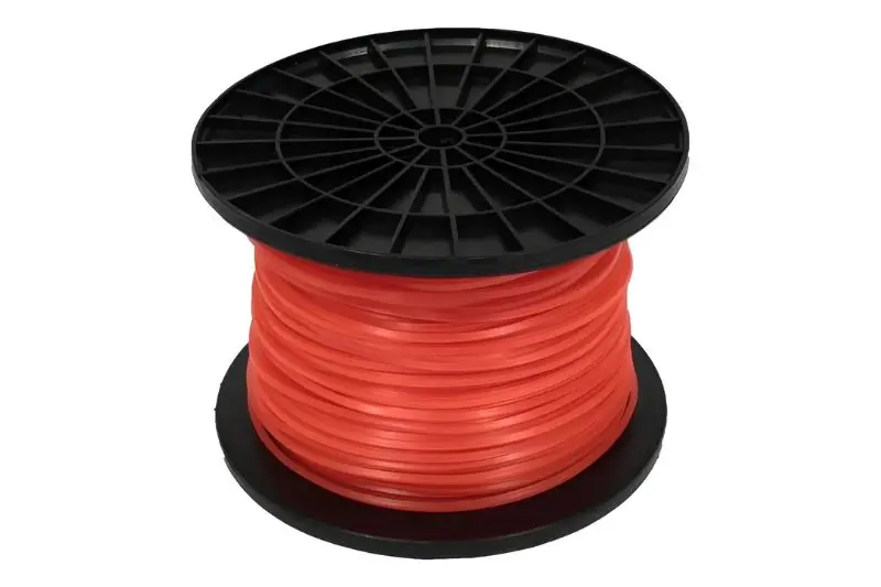 Fio De Nylon Quadrado 3,0mm Laranja Itecê